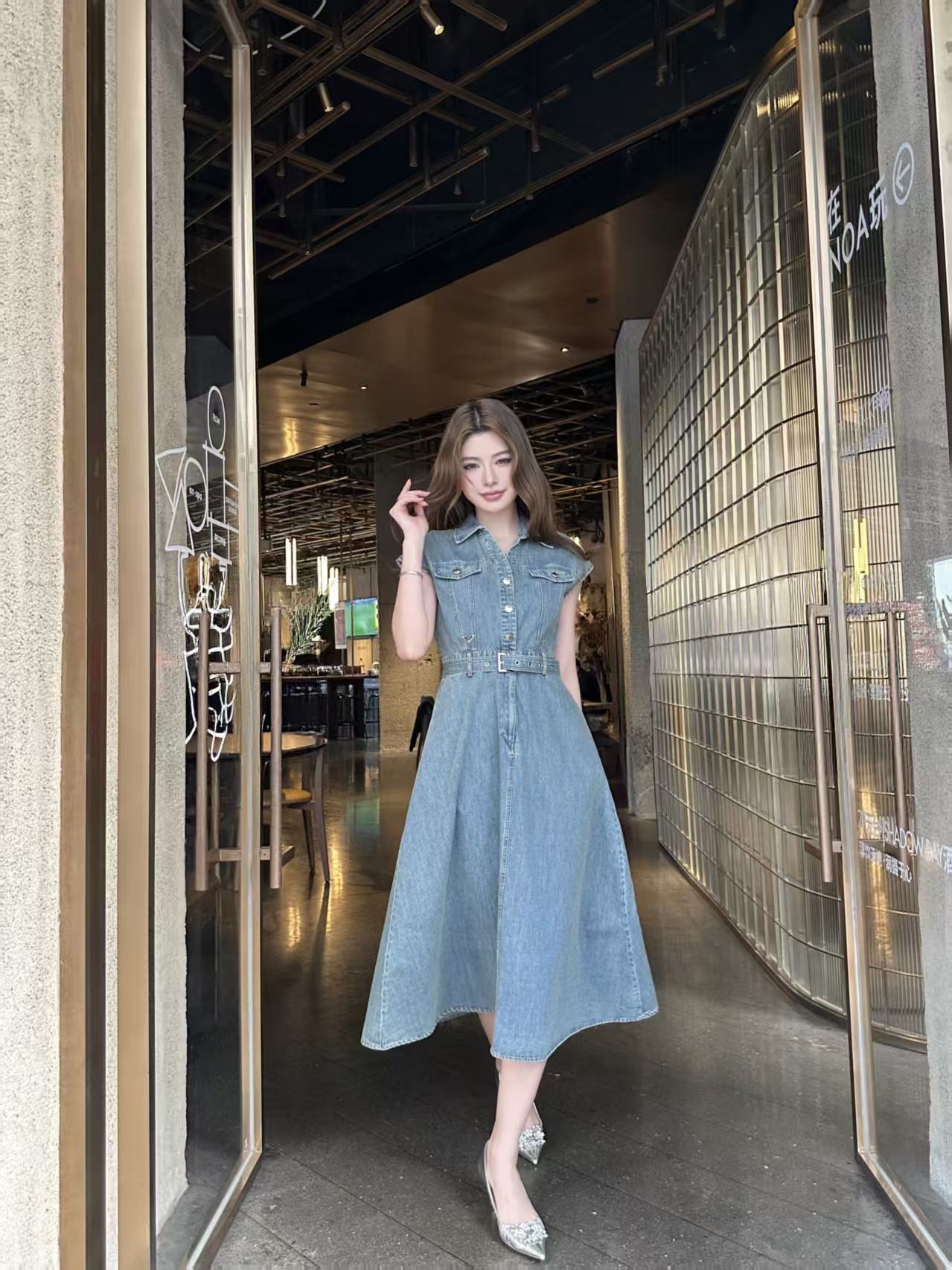 NO:762747,Model upper body picture,,19860909模特上身图,,,Women's clothing