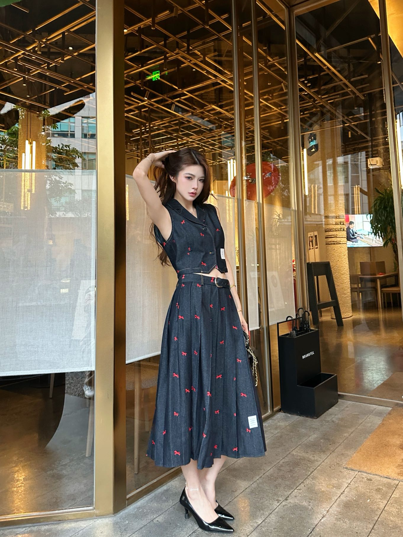 NO:762739,Model upper body picture,,19860909模特上身图,,,Women's clothing