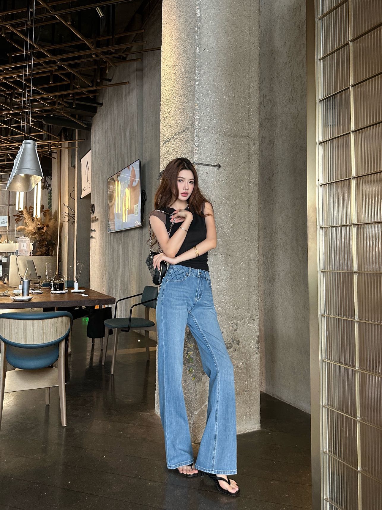 NO:801721,Model upper body picture,,19860909模特上身图,,,Women's clothing