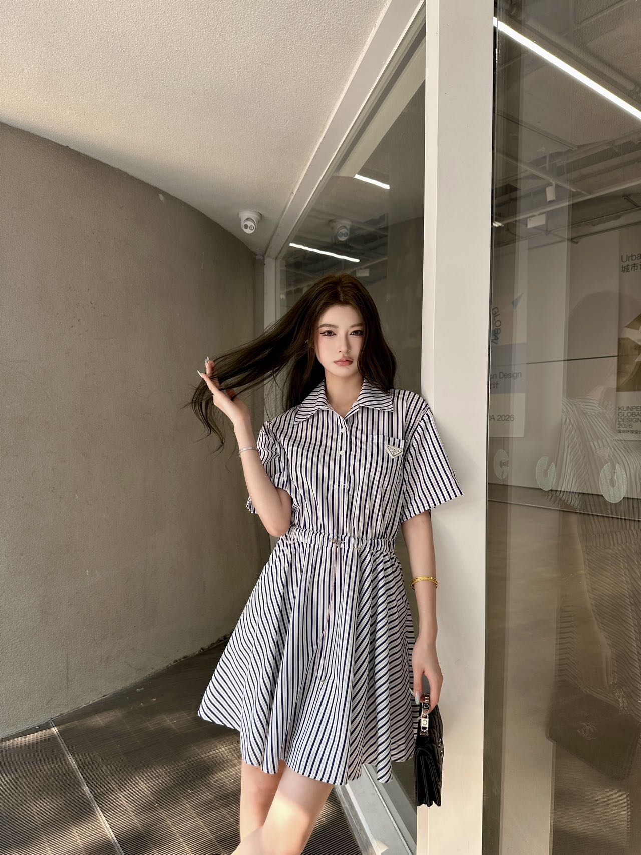 NO:830158,Model upper body picture,,19860909模特上身图,,,Women's clothing