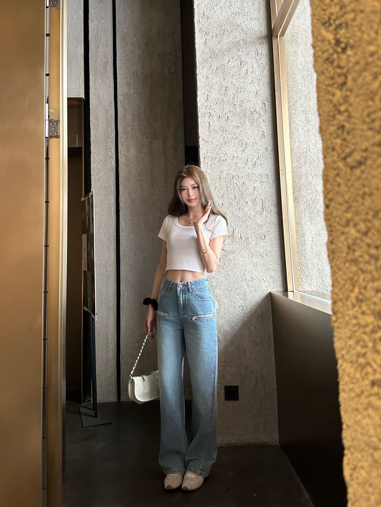 NO:839660,Model upper body picture,,19860909模特上身图,,,Women's clothing