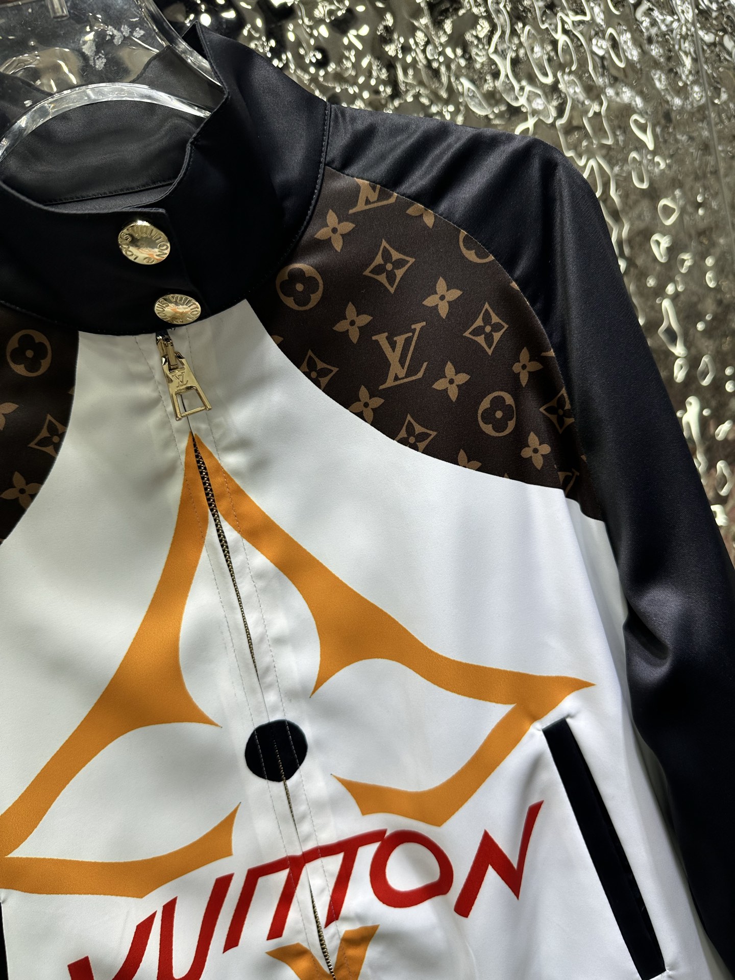 Louis Vuitton Color Block Logo Jacket Pants Set