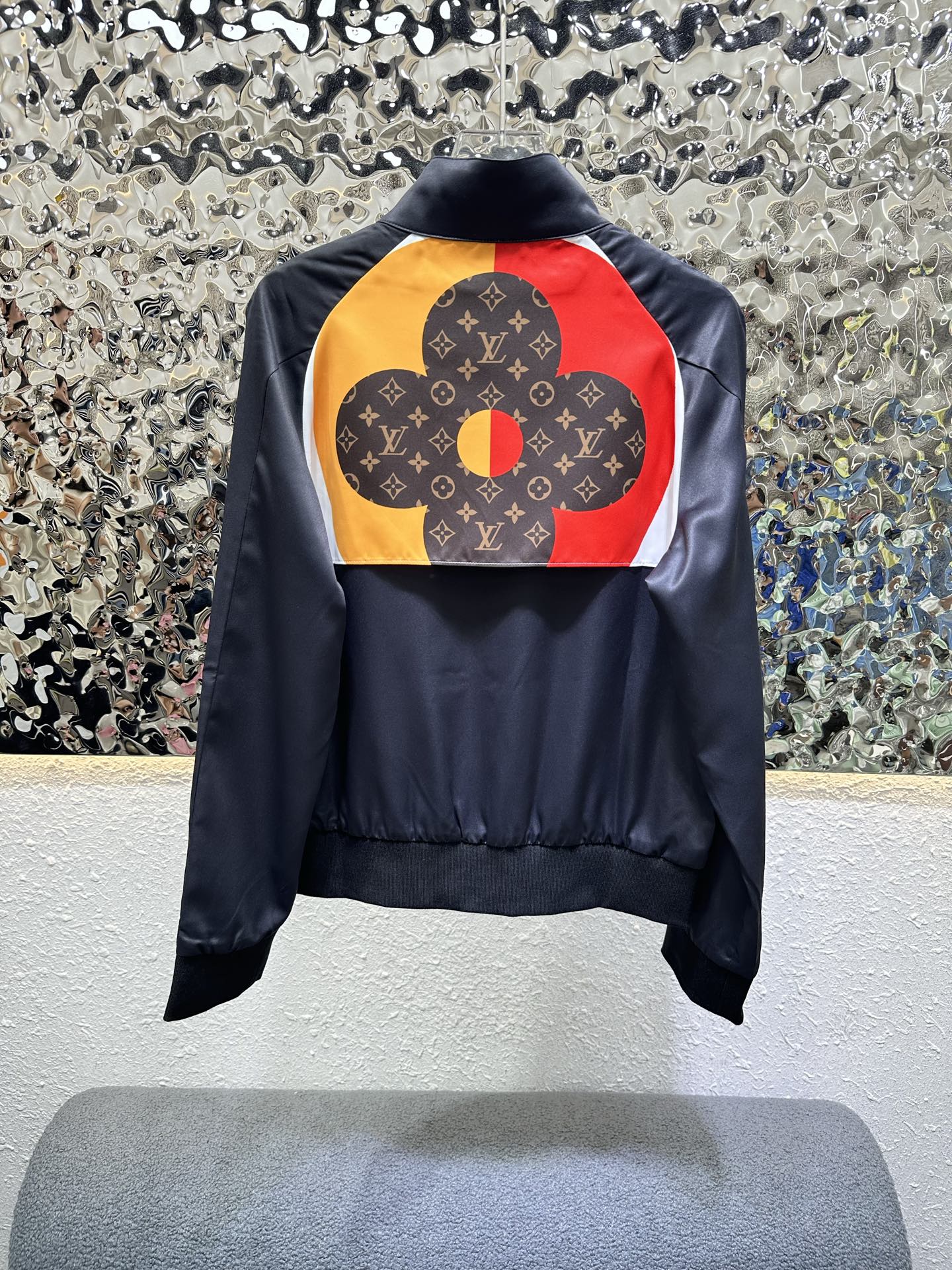 Louis Vuitton Color Block Logo Jacket Pants Set