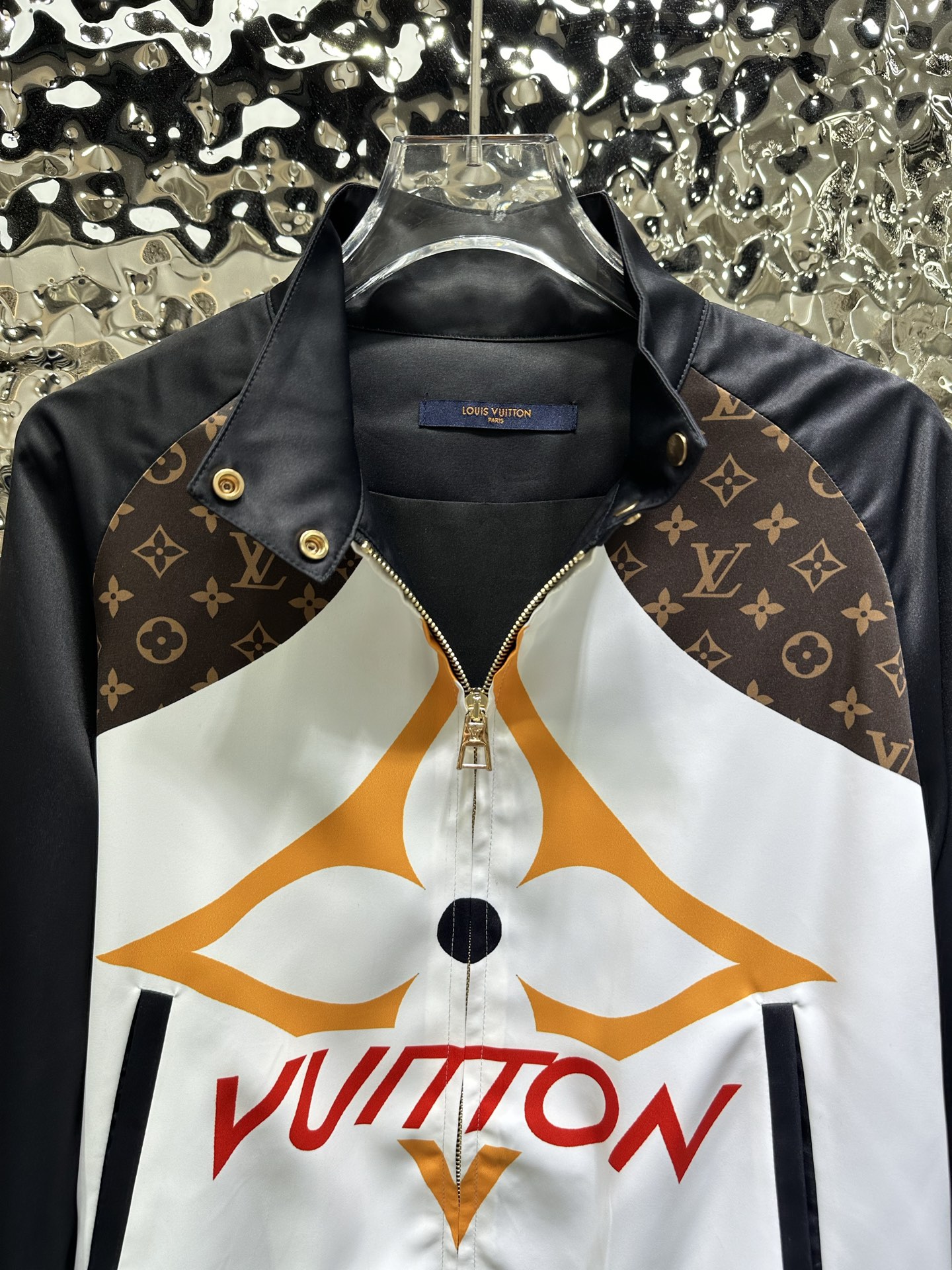 Louis Vuitton Color Block Logo Jacket Pants Set