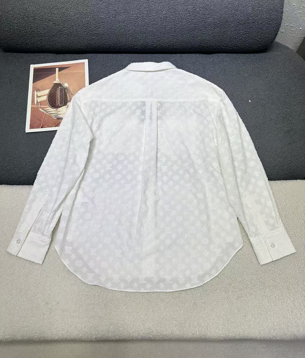 louis vuitton monogram long sleeved shirt
