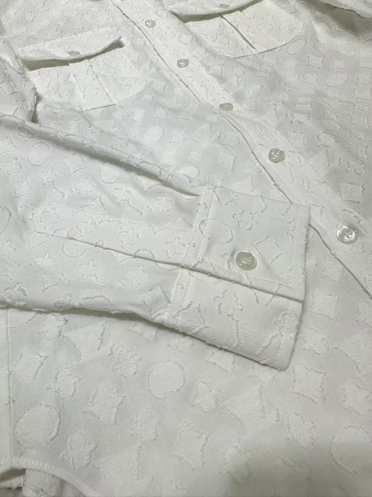 louis vuitton monogram long sleeved shirt