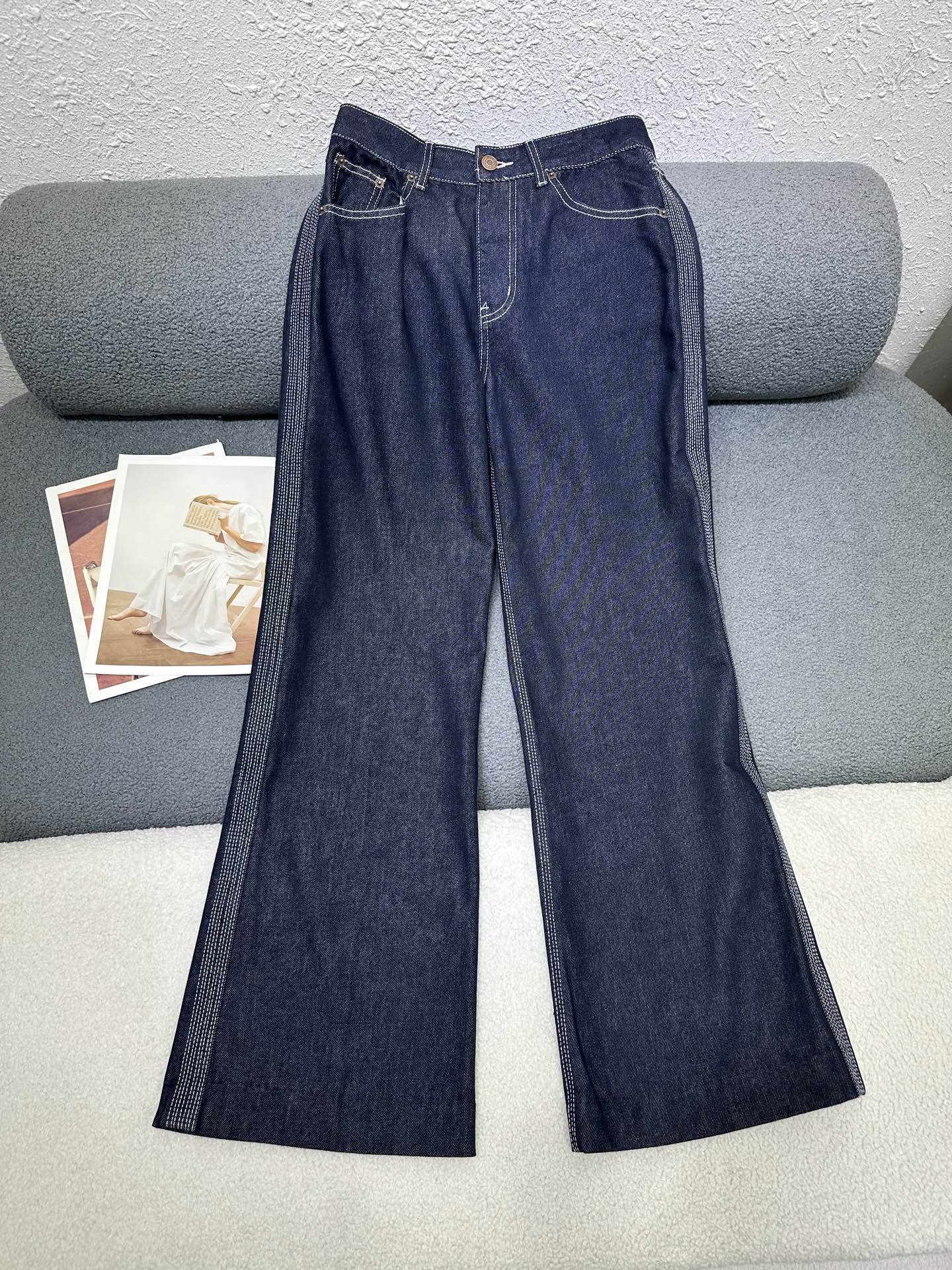 Celine Blue Flared Jeans