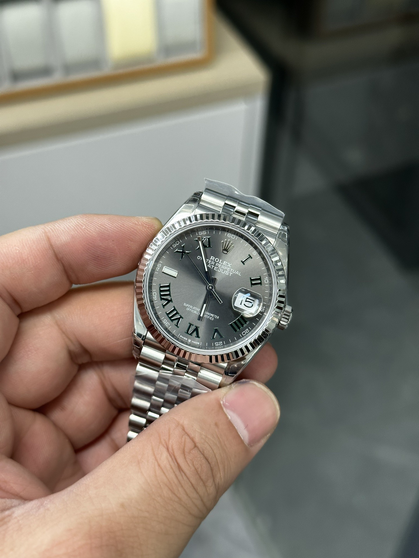 Rolex 日志绿萝36mm丹东3235机芯