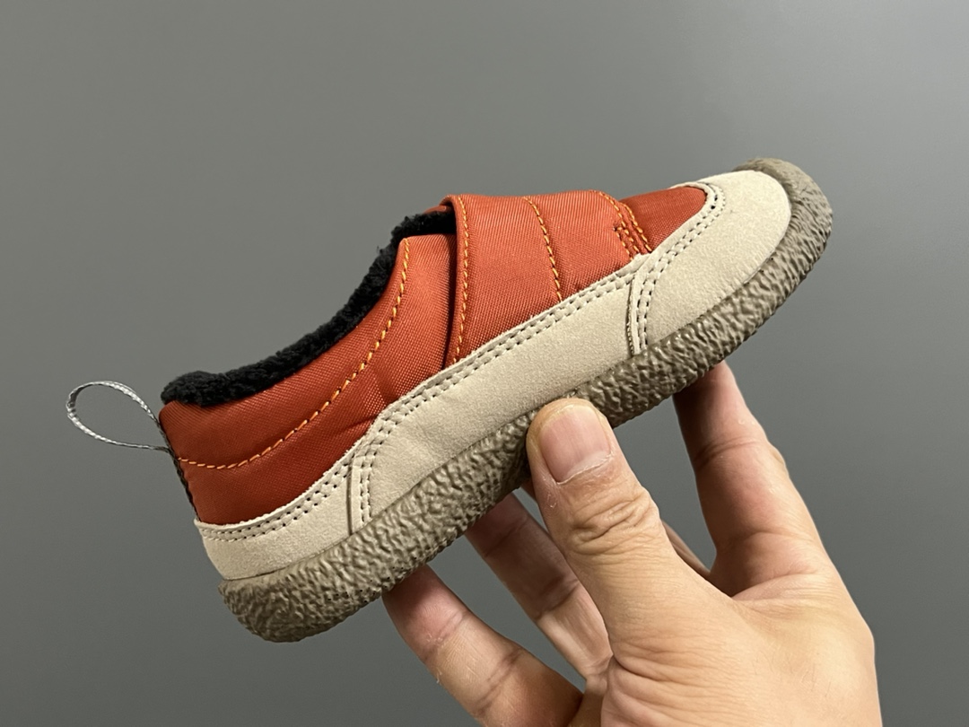 图片[6]-加绒KEEN低帮儿童魔术贴棉鞋 尺码：26-37码 户外大佬出棉鞋啦👏🏻 优质的皮料拼接，高级满满🈵️ 魔术贴设计，穿脱方便✌🏻 原装橡胶耐磨防滑大底，满足各种地形👍🏻 内里采用米粒绒，保暖又舒适☁️-选品中心