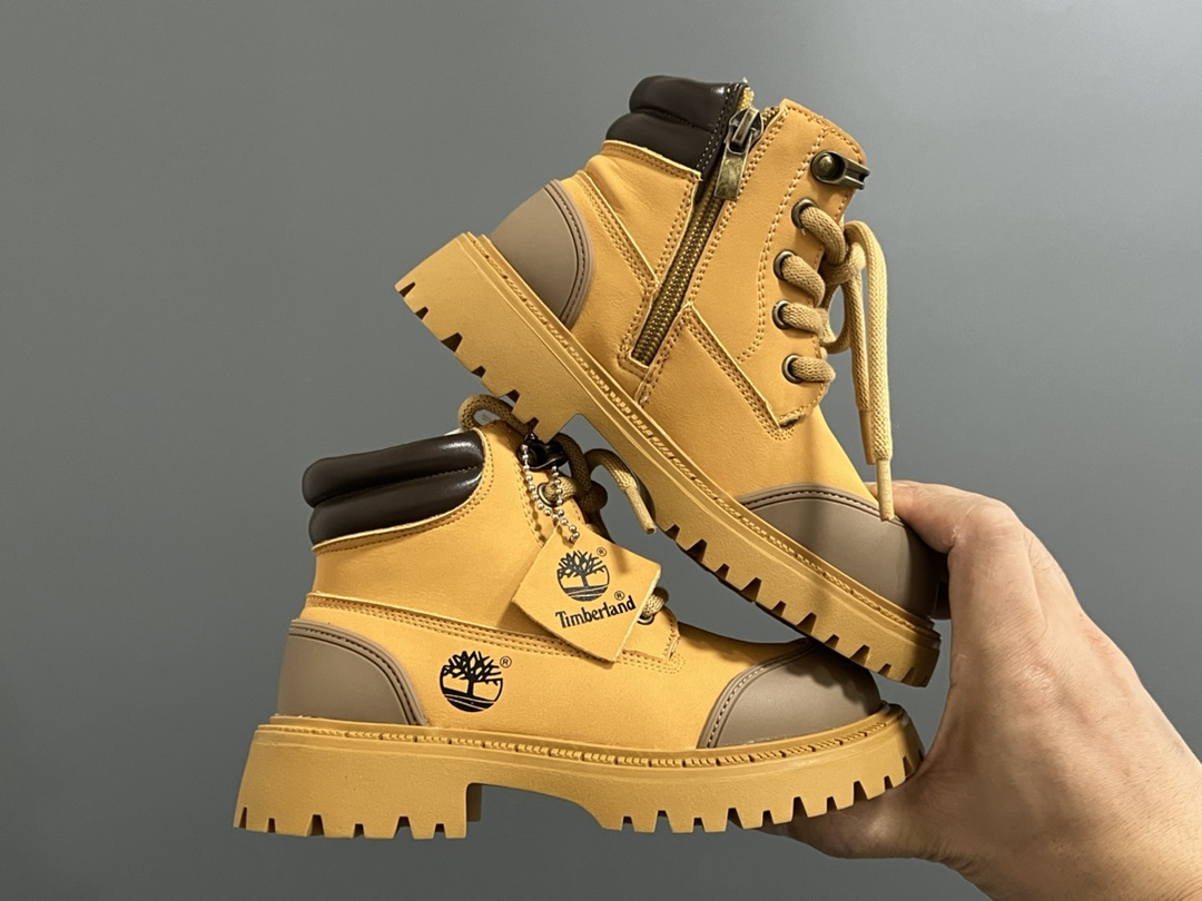 图片[9]-天伯伦高帮拉链款儿童工装靴26-37码 经典踢不烂系列🆕防水防风效果超赞👍🏻 拉链式设计，穿脱更加方便✌🏻橡胶耐磨防滑大底，脚感不言而喻☁️-选品中心