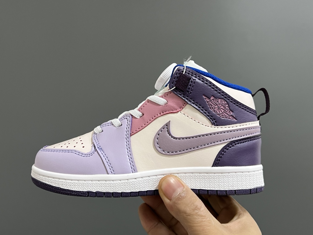 图片[4]-乔一中帮锁扣专柜版儿童运动休闲鞋 尺码：24-37码 新工厂新工艺🆕 经典乔一款式❤️ 精致锁扣设计，穿脱超级方便✌🏻 耐磨防滑大底，脚感超赞👍🏻-选品中心