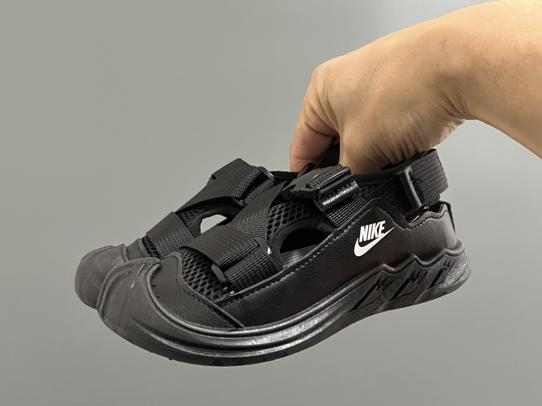 图片[2]-NK 包头绑带网面透气魔术贴凉鞋 尺码：26-37码 网面镂空拼接，透气性超好👍🏻 魔术贴设计，穿脱超方便✌🏻 超轻大底，脚感超赞✔️-选品中心