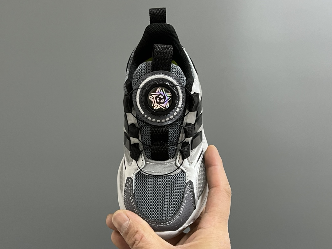 图片[8]-三叶草新款旋转扣网面儿童老爹鞋 尺码：28-37码 网面拼接设计，透气性极佳👍🏻 精致锁扣，穿脱方便✌🏻 耐磨防滑大底，脚感超赞✔️-选品中心