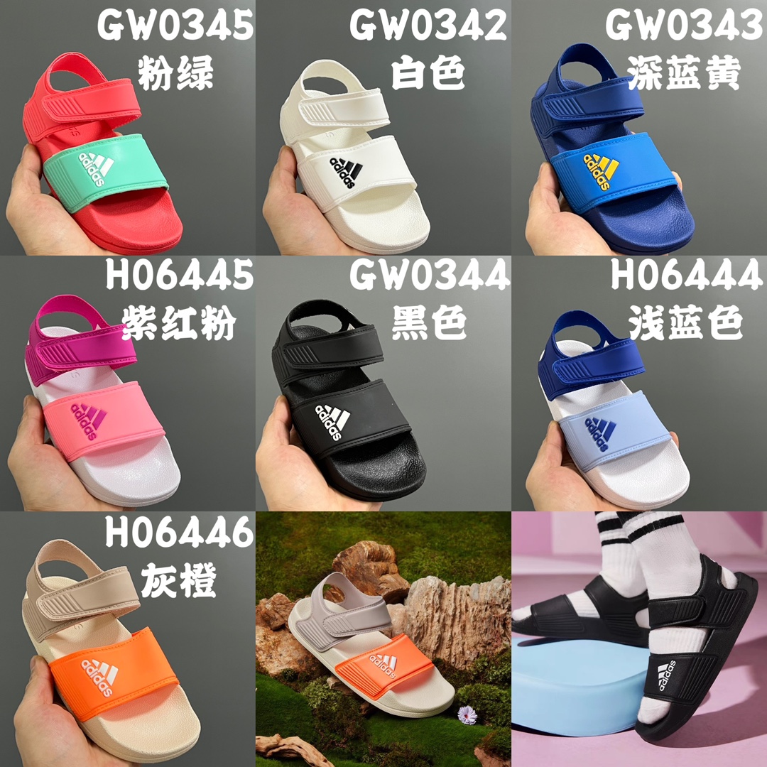 图片[9]-A家原单新款SANDAL沙滩儿童魔术贴凉鞋 尺码：26-35码 原单外贸订单❤️ 原厂鞋材鞋楦鞋盒🖤 超轻超薄超透气凉鞋☁️ 魔术贴设计，方便调节✔️ 海边沙滩露营，备一双都很方便✌🏻-选品中心