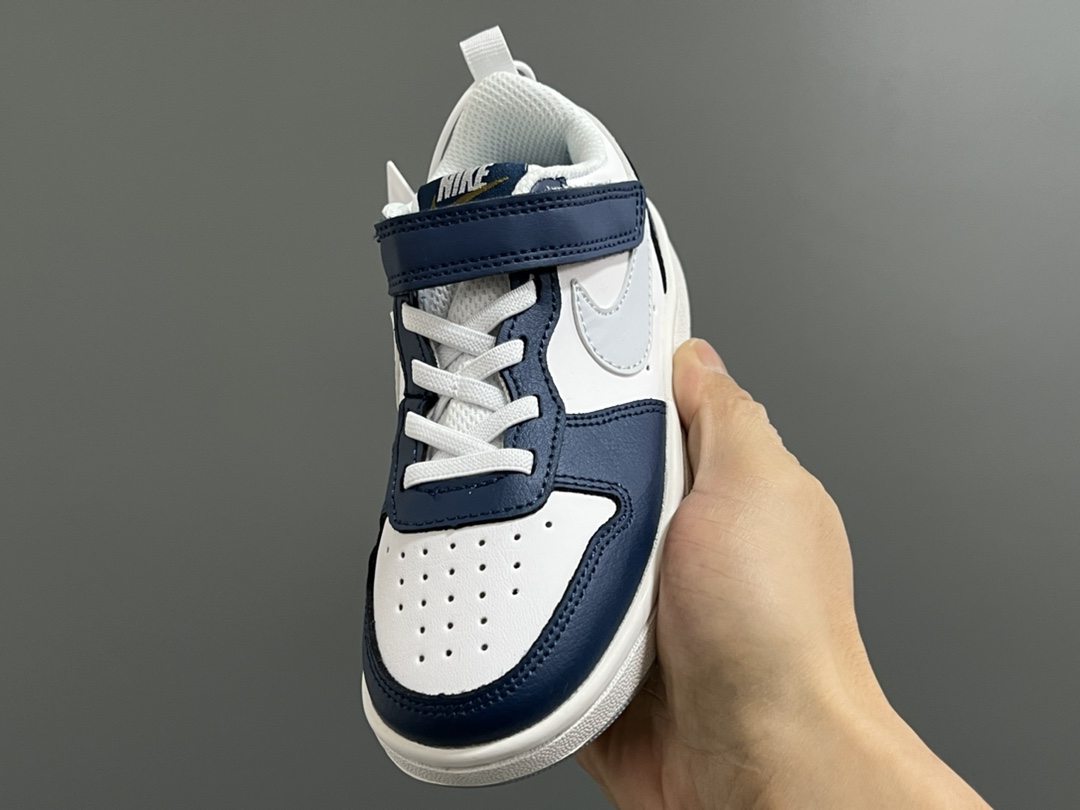 图片[3]-NK 空一号工装低帮魔术贴儿童板鞋小白鞋 尺码：24-37.5码 经典百搭板鞋小白鞋，学生时代必备❤️ 低帮魔术贴设计，穿脱方便✔️ 橡胶大底，耐磨防滑👍🏻-选品中心