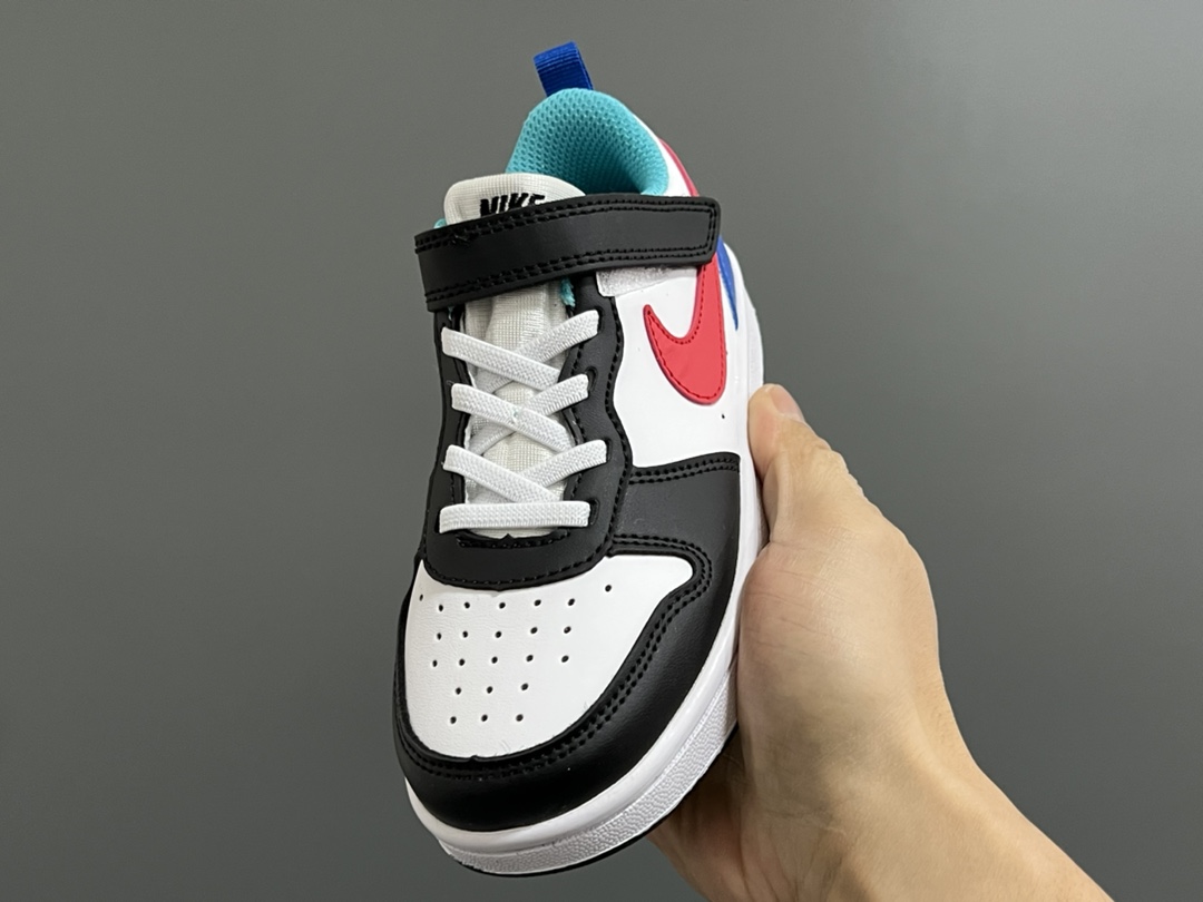 图片[3]-NK 空一号工装低帮魔术贴儿童板鞋小白鞋 尺码：22-37.5码 经典百搭板鞋小白鞋，学生时代必备❤️ 低帮魔术贴设计，穿脱方便✔️ 橡胶大底，耐磨防滑👍🏻-选品中心