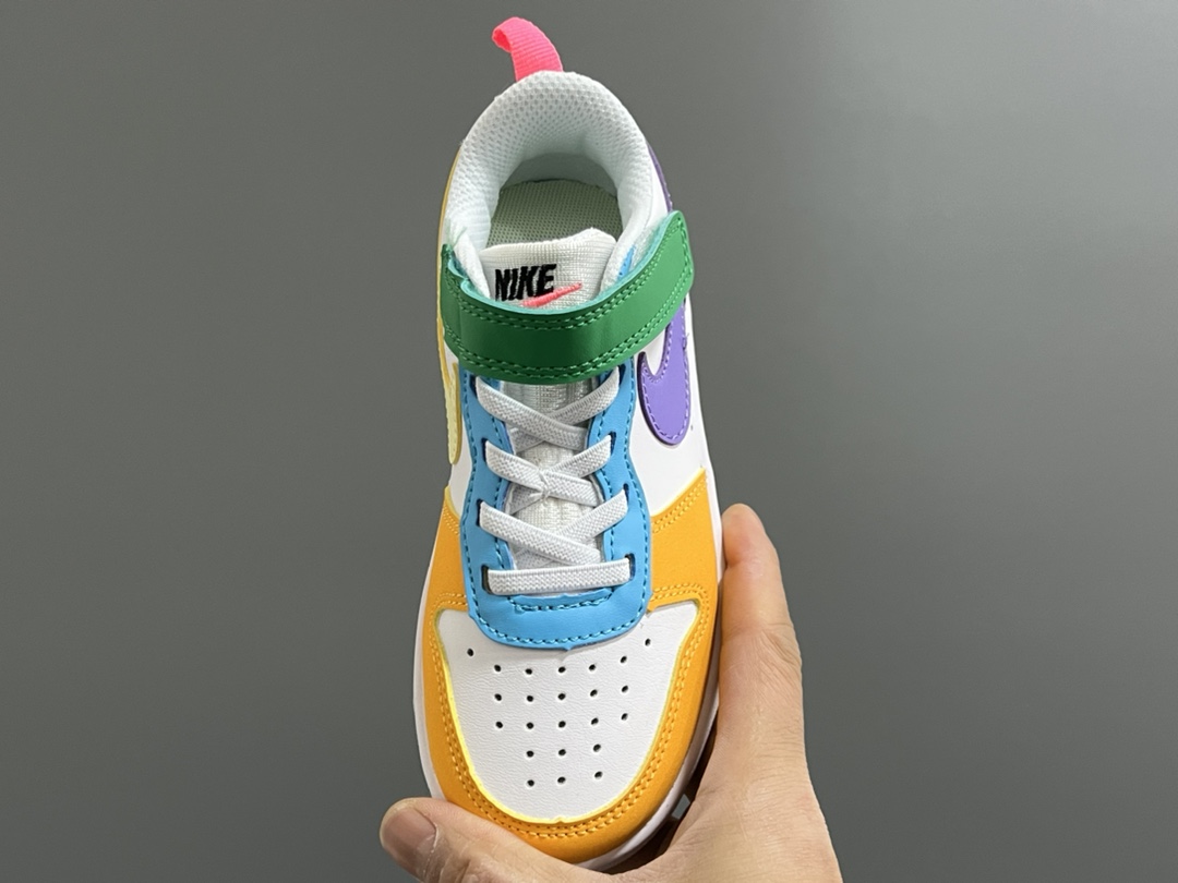 图片[8]-NK 空一号工装低帮魔术贴儿童板鞋小白鞋 尺码：22-37.5码 经典百搭板鞋小白鞋，学生时代必备❤️ 低帮魔术贴设计，穿脱方便✔️ 橡胶大底，耐磨防滑👍🏻-选品中心