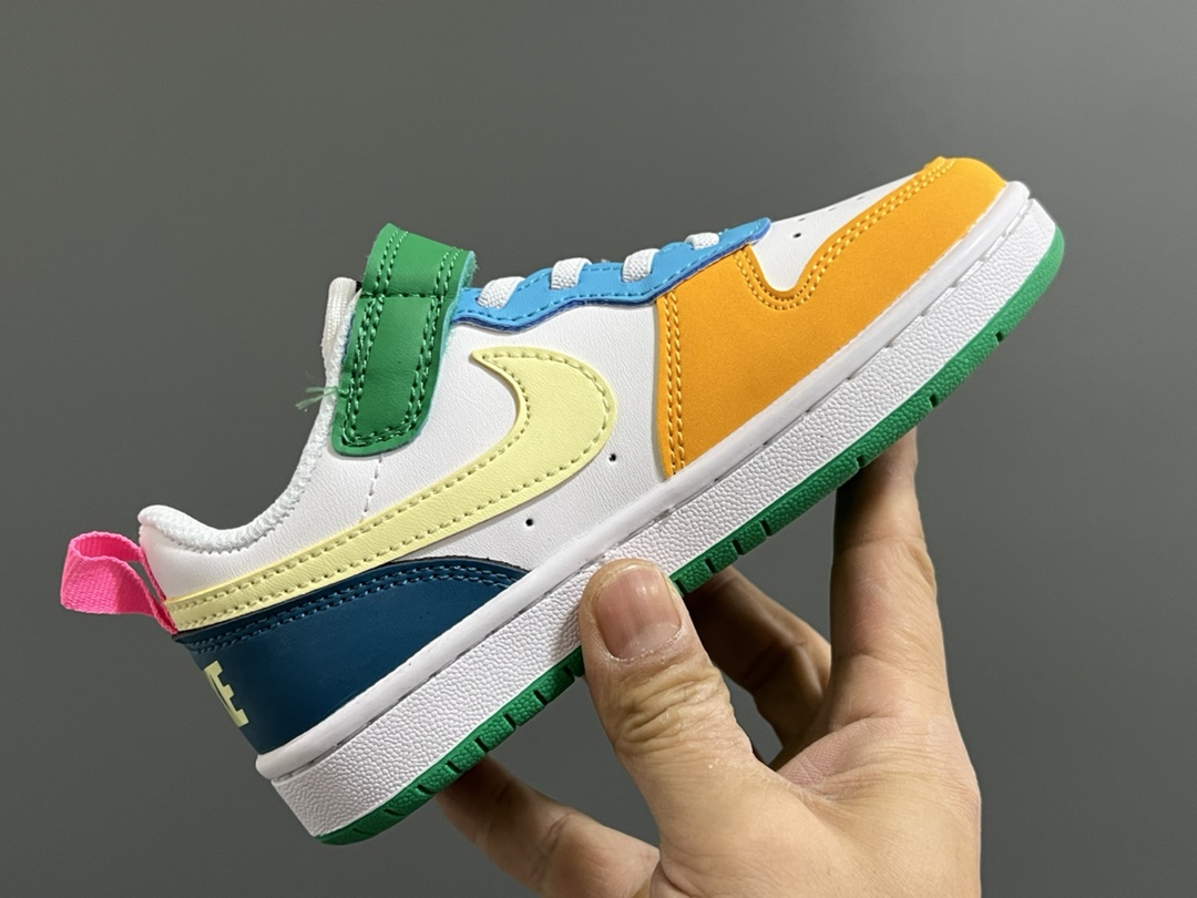 图片[6]-NK 空一号工装低帮魔术贴儿童板鞋小白鞋 尺码：22-37.5码 经典百搭板鞋小白鞋，学生时代必备❤️ 低帮魔术贴设计，穿脱方便✔️ 橡胶大底，耐磨防滑👍🏻-选品中心