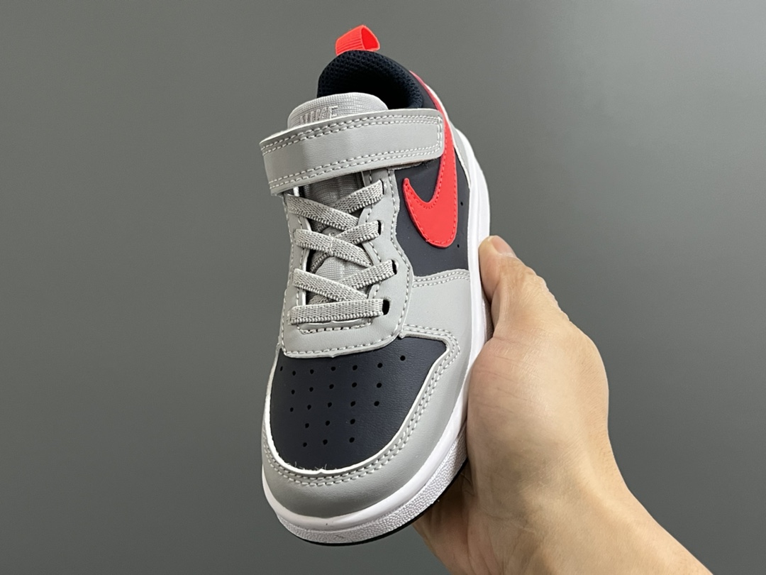 图片[3]-NK 空一号工装低帮魔术贴儿童板鞋小白鞋 尺码：22-37.5码 经典百搭板鞋小白鞋，学生时代必备❤️ 低帮魔术贴设计，穿脱方便✔️ 橡胶大底，耐磨防滑👍🏻-选品中心