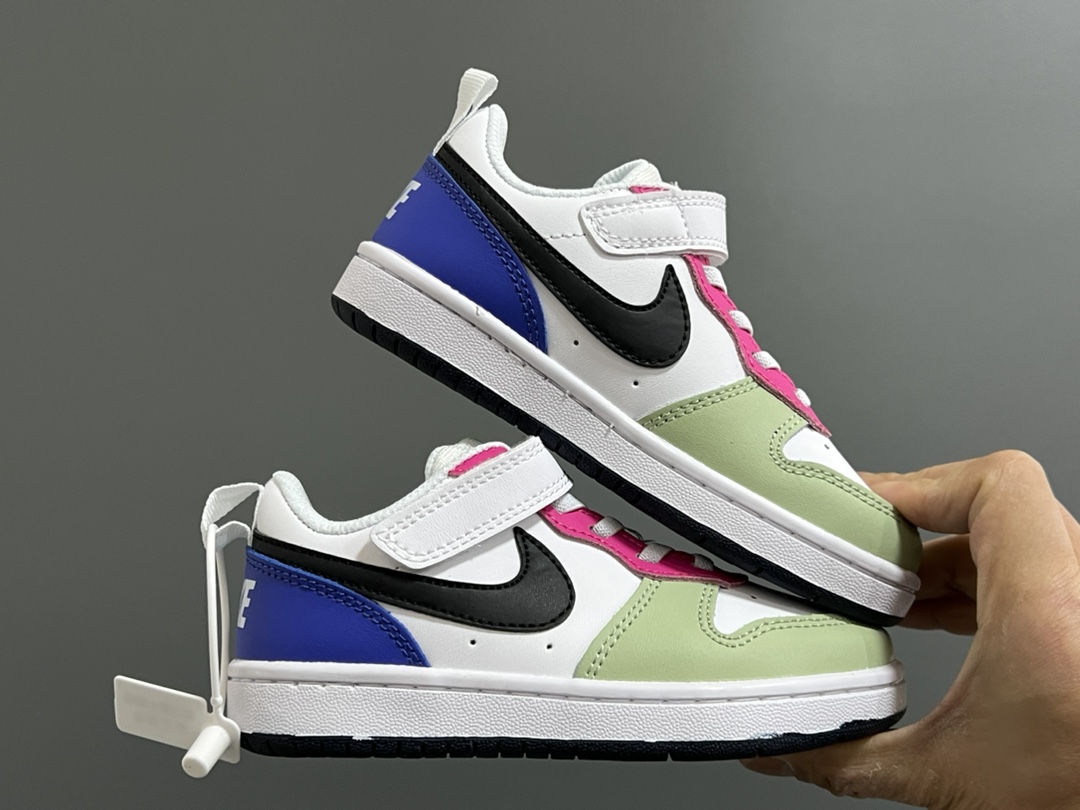 图片[9]-NK 空一号工装低帮魔术贴儿童板鞋小白鞋 尺码：22-37码 经典百搭板鞋小白鞋，学生时代必备❤️ 低帮魔术贴设计，穿脱方便✔️ 橡胶大底，耐磨防滑👍🏻-选品中心