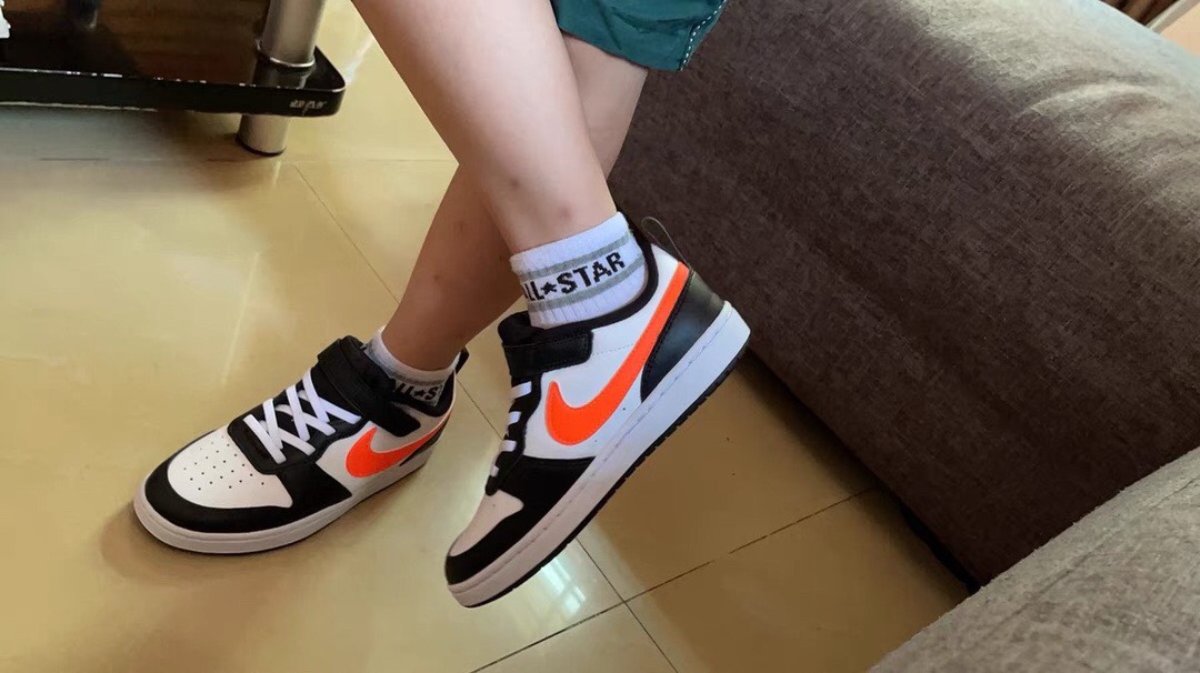 图片[7]-新配色 NK 空一号工装低帮魔术贴儿童板鞋小白鞋 尺码：22-37码 经典百搭板鞋小白鞋，学生时代必备❤️ 低帮魔术贴设计，穿脱方便✔️ 橡胶大底，耐磨防滑👍🏻-选品中心