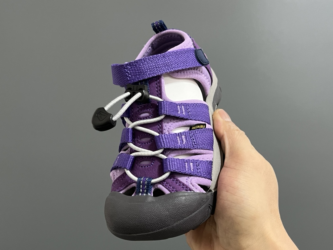 图片[3]-KEEN科恩户外儿童涉水溯溪凉鞋24–37码 户外大佬—KEEN科恩潮牌⛺️优质尼龙材料镂空拼接，透气又舒适☁️橡胶耐磨防滑包头大底✅-选品中心