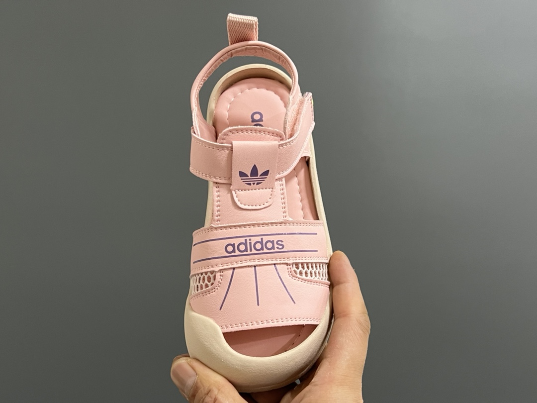 图片[8]-价格下调⬇️ 代理价 （‼️‼️‼️） A家新款包头镂空魔术贴婴童凉鞋 尺码：23-32码 精致的包头镂空皮面🆕 魔术贴设计、穿脱超方便✌🏻 耐磨防滑大底，脚感超赞👍🏻-选品中心