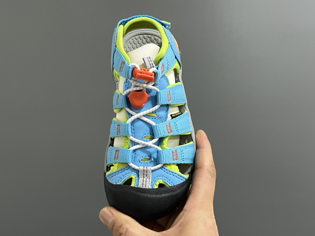 图片[8]-海外版 Keen 科恩溯溪后跟魔术贴儿童凉鞋 尺码：26-37码 海外代购版👍🏻 这鞋型太好看啦😍丑萌丑萌感✨ 松紧带设计，后跟魔术贴，方便调节✔️ 溯溪两穿橡胶耐磨大底，抓地力超强✌🏻 今年必备单品🛒-选品中心