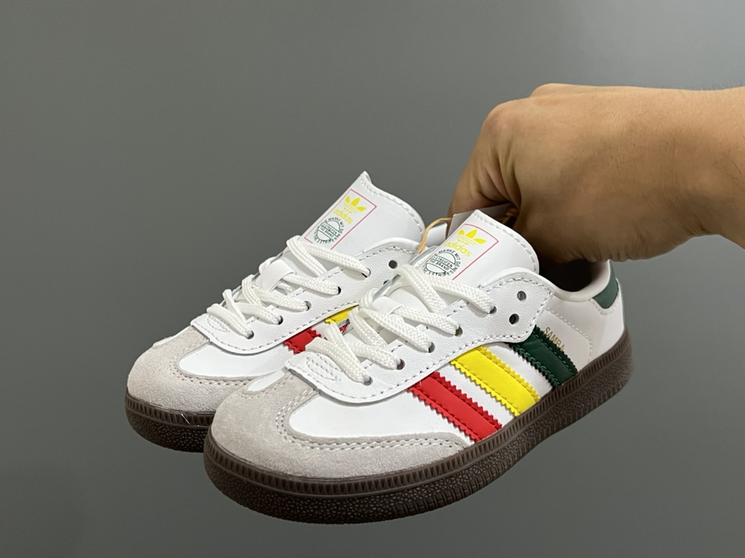 图片[2]-德训联名儿童休闲鞋 尺码：24-37码 爱惨了德训系列🆕 新工厂新工艺新配色👏🏻 优质皮料拼接，质感满满💯 耐磨防滑大底，脚感超赞👍🏻-选品中心