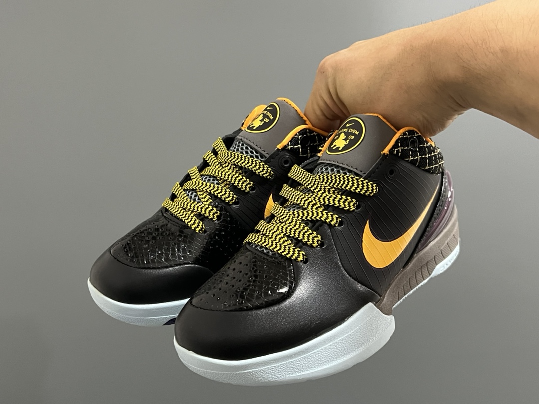 图片[2]-NK 科比4 大童儿童篮球鞋 尺码：30-41码 科比4代新款🆕 大童码数满足青少年需求✌🏻 橡胶耐磨防滑大底，脚感超赞👍🏻 优质皮料拼接，质感满分💯-选品中心