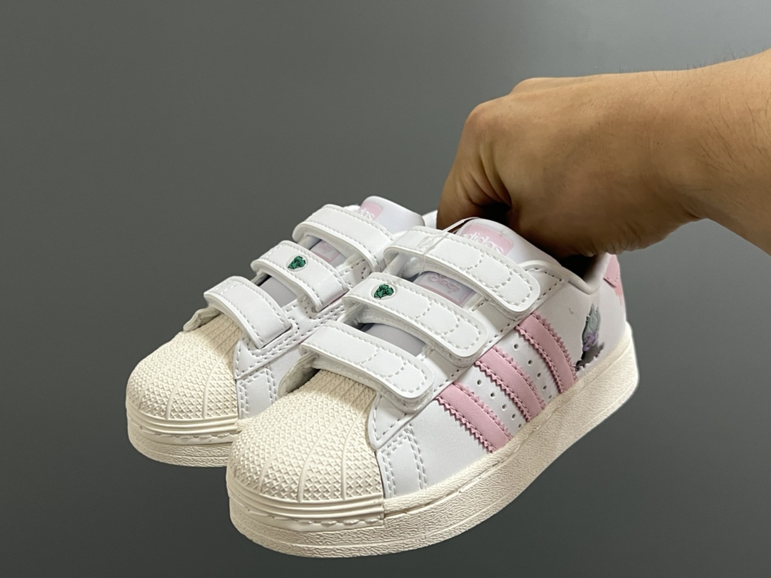 图片[2]-原单版金B贝壳头儿童魔术贴板鞋 尺码：22-37码 原单版的细节版型设计都超赞👍🏻 金标系列绝对是最百搭的单品❤️ 作为入门级板鞋，人手必备✌🏻-选品中心