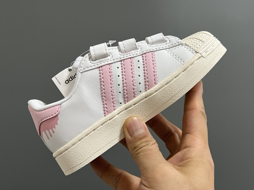 图片[6]-原单版金B贝壳头儿童魔术贴板鞋 尺码：22-37码 原单版的细节版型设计都超赞👍🏻 金标系列绝对是最百搭的单品❤️ 作为入门级板鞋，人手必备✌🏻-选品中心