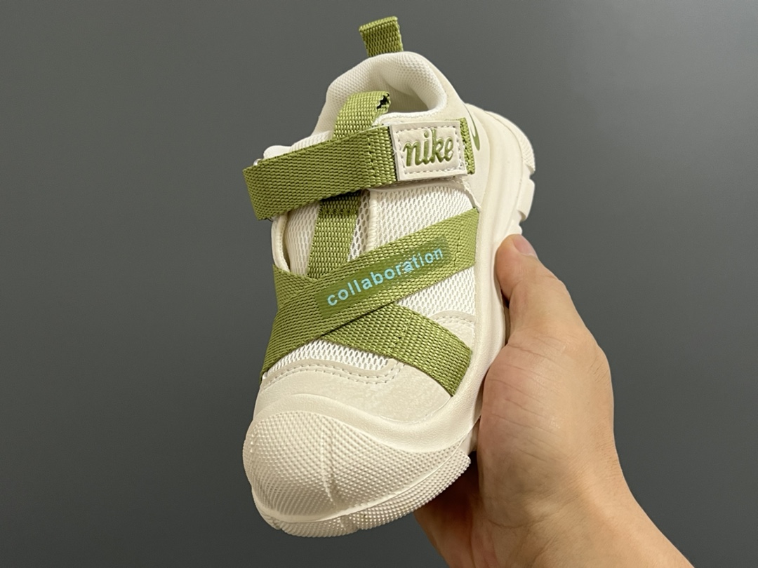 图片[3]-价格调整 NK新款交叉魔术贴儿童运动鞋 尺码：27-37码 包头款式设计，保护稚嫩脚丫🦶 交叉魔术贴设计，穿脱方便✌🏻 耐磨防滑大底，脚感超赞👍🏻-选品中心