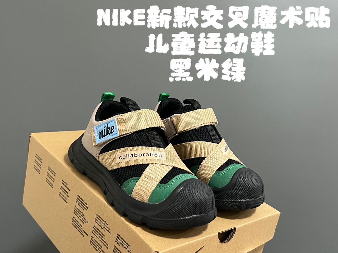 NO:210576,NK new cross Velcro children's sneakers SIZE27-37 size Baotou style design, protects young feet Cross Velcro design, easy to put on and take off, wear-resistant and non-slip sole, excellent foot feeling, Nike series, sneakers,19860909NK新款交叉魔术贴儿童运动鞋 SIZE27-37码 包头款式设计,保护稚嫩脚丫 交叉魔术贴设计,穿脱方便 耐磨防滑大底,脚感超赞,耐克系列,sneakers,,Children's