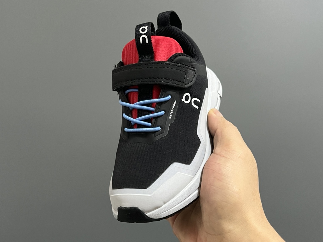 图片[3]-高品质 昂跑秋冬魔术贴松紧带儿童舒适缓震运动鞋 尺码：26-37.5码 来自瑞士🇨🇭的小众品牌🆕 超轻跑鞋款式，透气舒适☁️ 独特的Cloudtec鞋底科技，满足日常生活👍🏻 魔术贴➕松紧带设计，穿脱方便✔️-选品中心