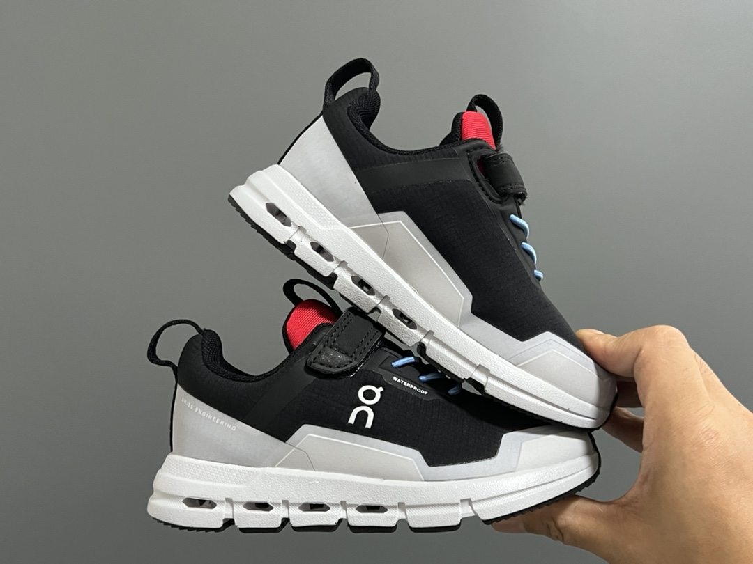 图片[9]-高品质 昂跑秋冬魔术贴松紧带儿童舒适缓震运动鞋 尺码：26-37.5码 来自瑞士🇨🇭的小众品牌🆕 超轻跑鞋款式，透气舒适☁️ 独特的Cloudtec鞋底科技，满足日常生活👍🏻 魔术贴➕松紧带设计，穿脱方便✔️-选品中心