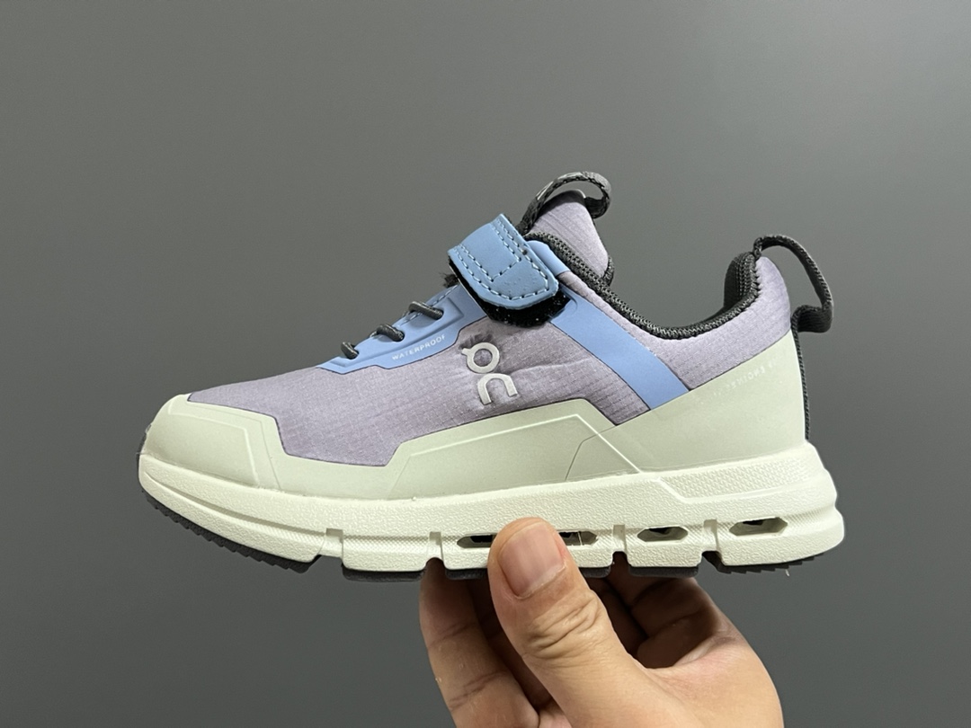 图片[4]-高品质 昂跑秋冬魔术贴松紧带儿童舒适缓震运动鞋 尺码：26-37.5码 来自瑞士🇨🇭的小众品牌🆕 超轻跑鞋款式，透气舒适☁️ 独特的Cloudtec鞋底科技，满足日常生活👍🏻 魔术贴➕松紧带设计，穿脱方便✔️-选品中心