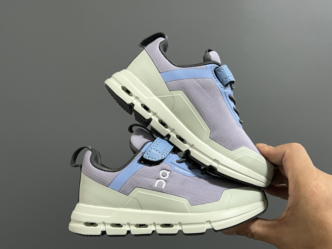 图片[9]-高品质 昂跑秋冬魔术贴松紧带儿童舒适缓震运动鞋 尺码：26-37.5码 来自瑞士🇨🇭的小众品牌🆕 超轻跑鞋款式，透气舒适☁️ 独特的Cloudtec鞋底科技，满足日常生活👍🏻 魔术贴➕松紧带设计，穿脱方便✔️-选品中心