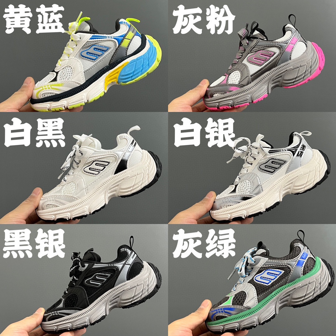 图片[2]-开学推荐 巴家新款10XL儿童魔术贴老爹运动鞋 尺码：26-37码 老爹款真的太百搭啦✌🏻 时髦精必备✨ 魔术贴设计，穿脱方便✅ 精致网面拼接，质感满满🈵-选品中心