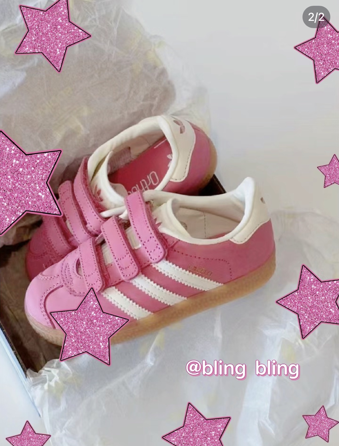 图片[9]-AD新款gazelle儿童魔术贴休闲鞋24-37码 超嗲的配色，上脚超好看😍 大小童魔术贴区分🆚匠心打造❤️ 橡胶耐磨防滑大底，脚感超赞👍🏻-选品中心