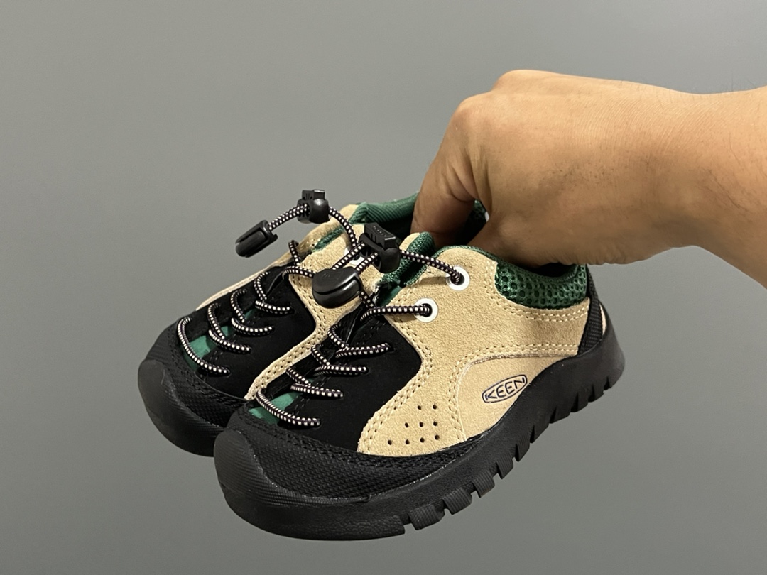 图片[2]-KEE*潮牌二代儿童亲子款户外登山鞋 尺码：24-34码 经典二代户外登山鞋🔥 优质皮料拼接，包头款式设计✔️ 橡胶耐磨防滑大底，脚感超赞👍🏻-选品中心