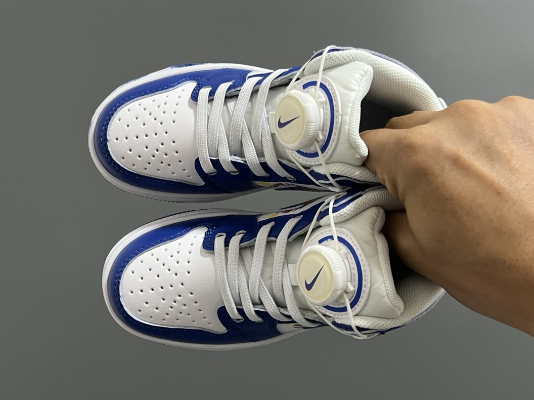 图片[2]-乔一中帮锁扣儿童运动鞋 尺码：22-37.5码 超棒的锁扣系列🔥 经典乔一中帮款式🆕 优质皮料质感超赞👍🏻 耐磨防滑大底，脚感超舒服☁️-选品中心