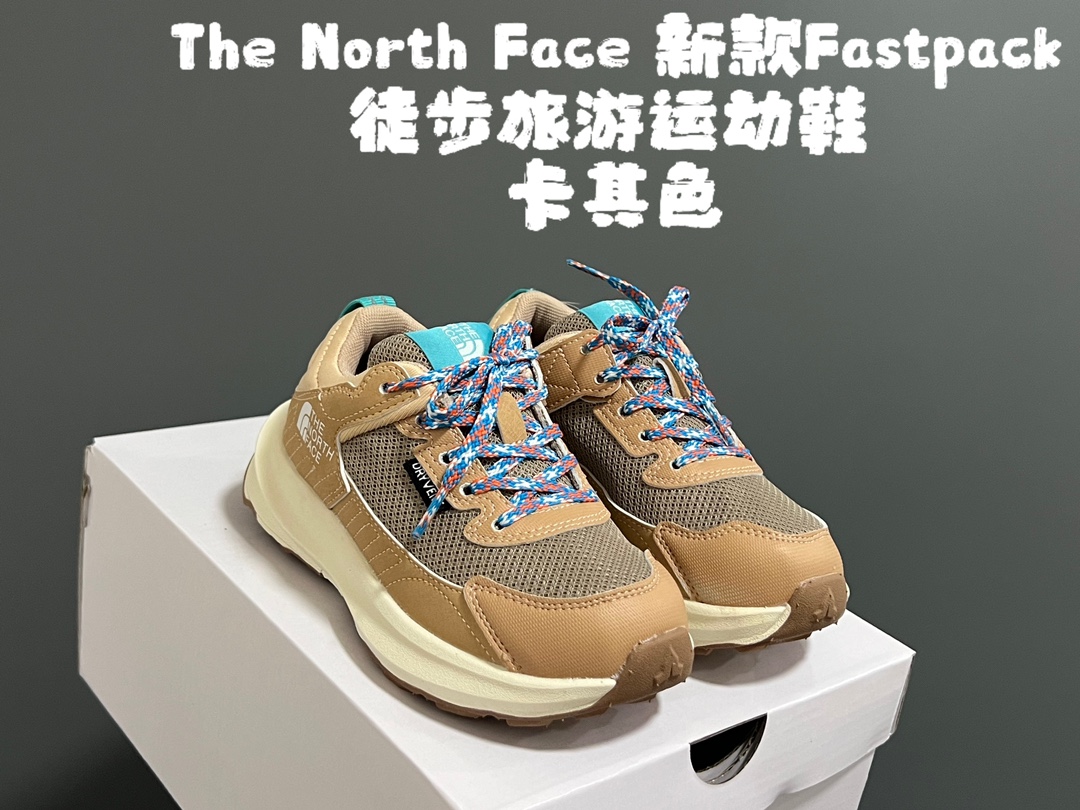 图片[2]-‼️‼️‼️ 北家新款Fastpack徒步旅游运动鞋 尺码：26-37码 经典北面户外系列[嘿哈] 网面皮料拼接，透气又舒适☁️ 魔术贴设计、穿脱方便✌🏻 橡胶耐磨防滑大底，脚感超赞👍🏻 户外日常都超级合适✔️-选品中心