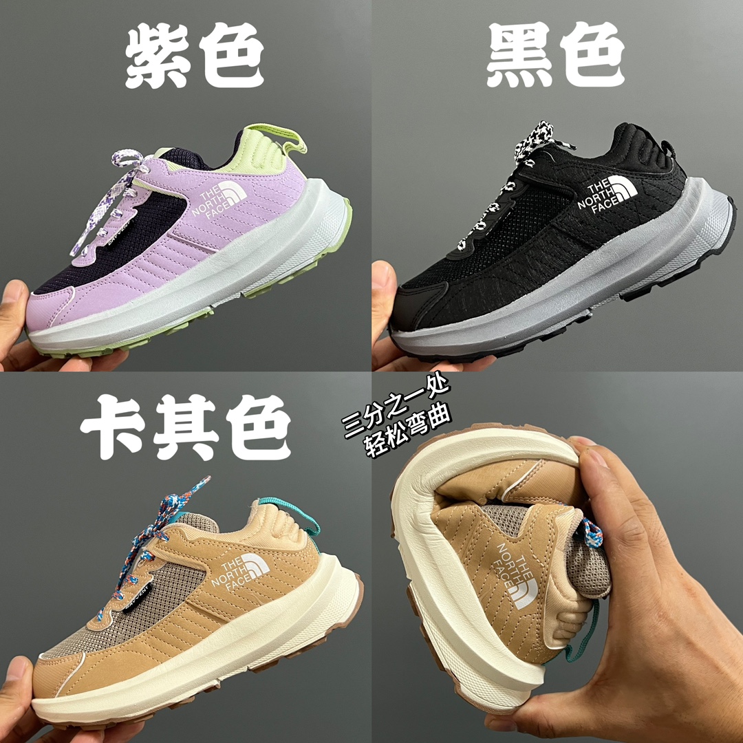 图片[5]-‼️‼️‼️ 北家新款Fastpack徒步旅游运动鞋 尺码：26-37码 经典北面户外系列[嘿哈] 网面皮料拼接，透气又舒适☁️ 魔术贴设计、穿脱方便✌🏻 橡胶耐磨防滑大底，脚感超赞👍🏻 户外日常都超级合适✔️-选品中心