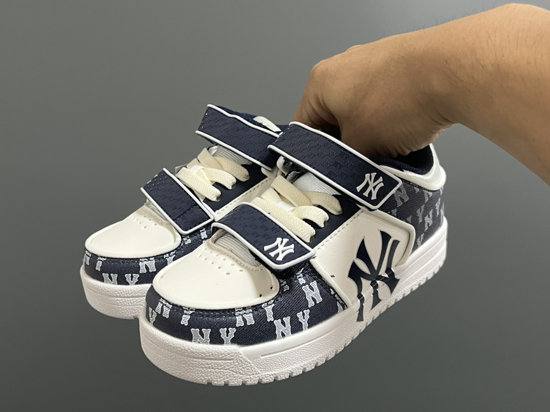 “MLB Series: Stylish Magic Slippers for Children, Sizes 26-37.5, Quality Leather, Easy to Wear” - 图片 2