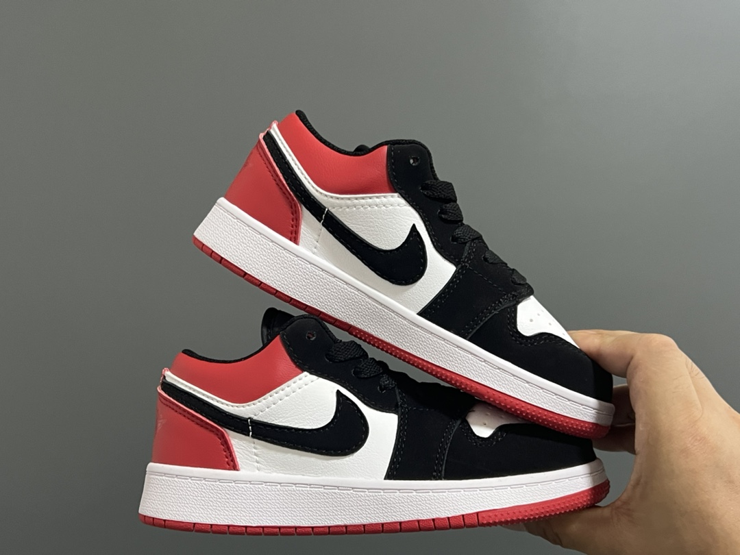 图片[9]-福利款乔一低帮鞋带扣儿童运动鞋 尺码：22-37码 经典乔一低帮🆕 百搭又时髦🆒 附赠鞋带扣，穿脱方便✌🏻 优质皮料拼接，质感满满💯-选品中心