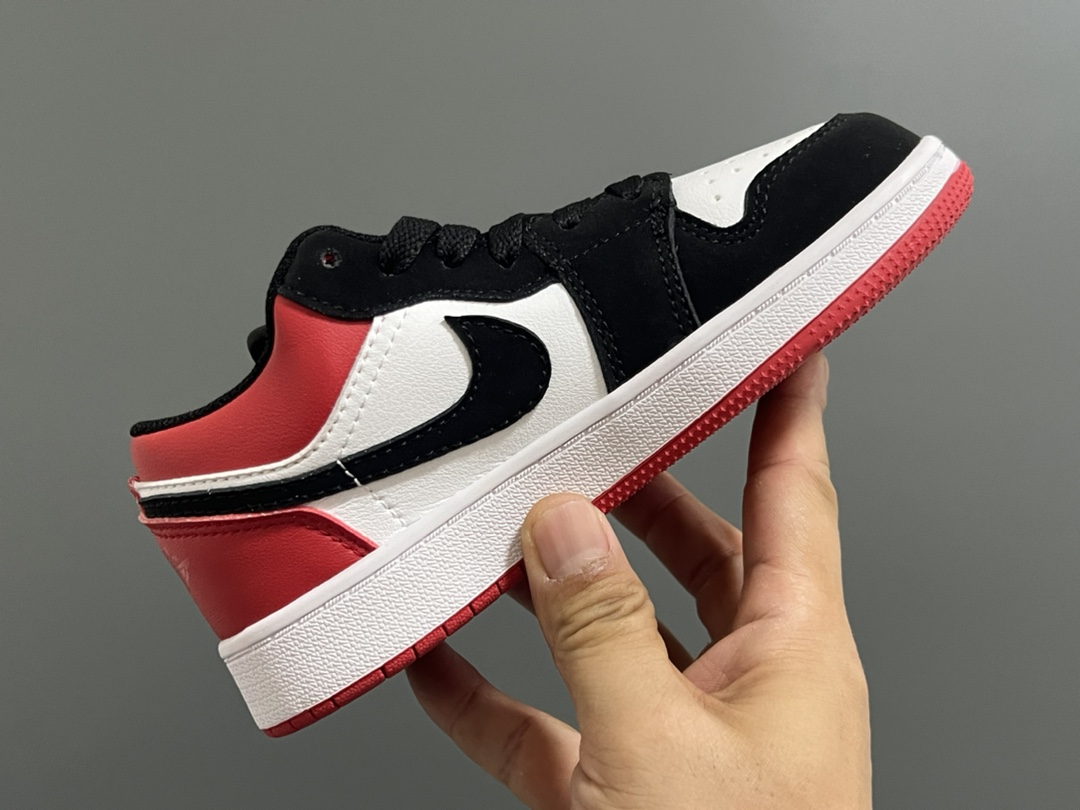 图片[6]-福利款乔一低帮鞋带扣儿童运动鞋 尺码：22-37码 经典乔一低帮🆕 百搭又时髦🆒 附赠鞋带扣，穿脱方便✌🏻 优质皮料拼接，质感满满💯-选品中心