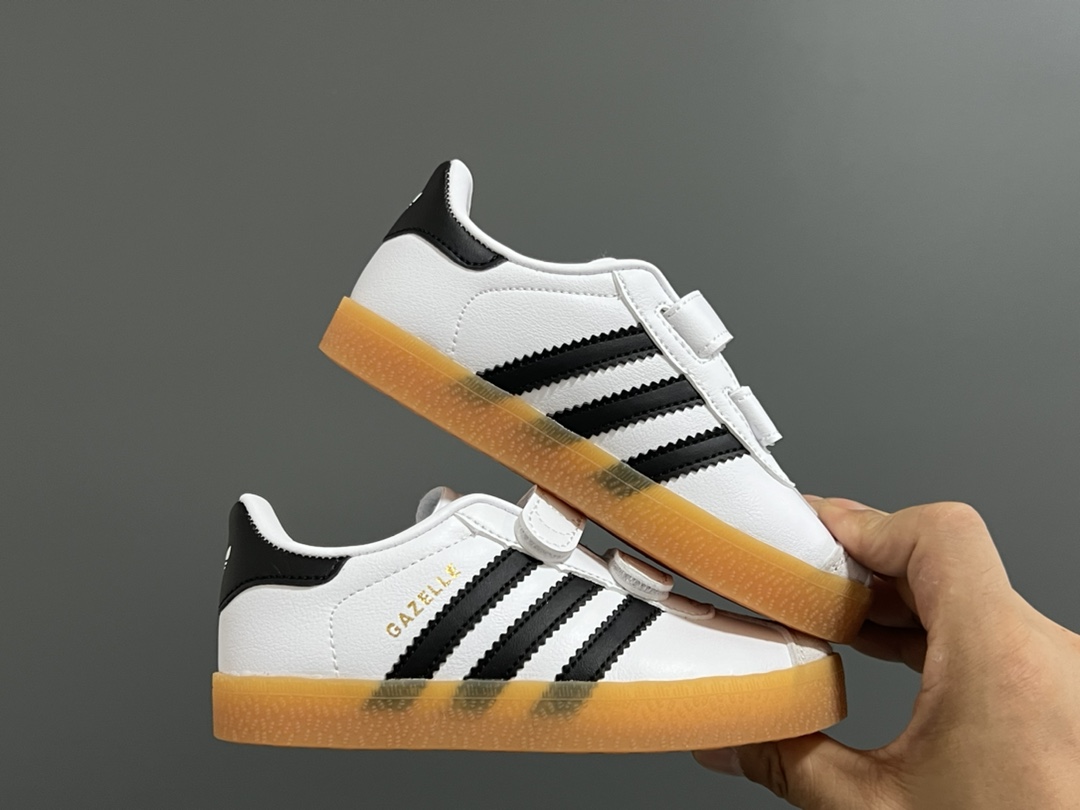 图片[6]-阿迪新款德训gazelle儿童魔术贴休闲鞋（小童） 尺码：24-37码 超嗲的配色，上脚超好看😍 大小童魔术贴区分🆚匠心打造❤️-选品中心