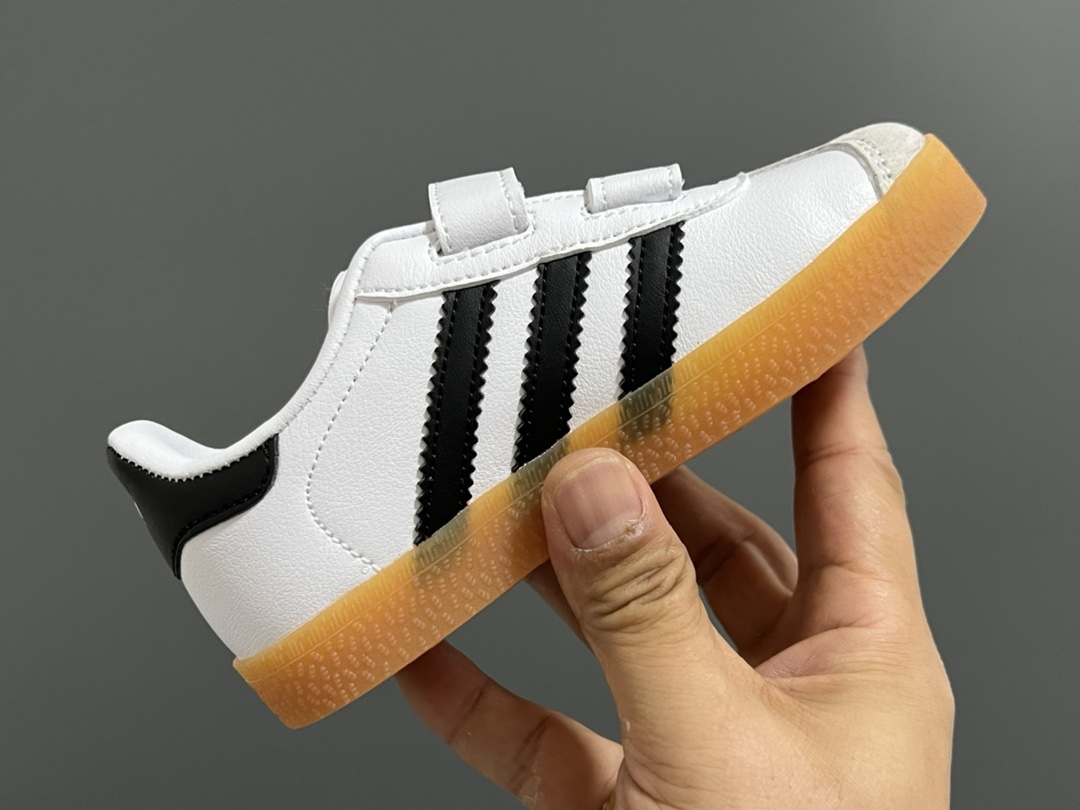 图片[5]-阿迪新款德训gazelle儿童魔术贴休闲鞋（小童） 尺码：24-37码 超嗲的配色，上脚超好看😍 大小童魔术贴区分🆚匠心打造❤️-选品中心