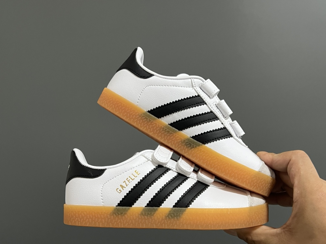 图片[7]-阿迪新款德训gazelle儿童魔术贴休闲鞋（大童） 尺码：24-37码 超嗲的配色，上脚超好看😍 大小童魔术贴区分🆚匠心打造❤️-选品中心